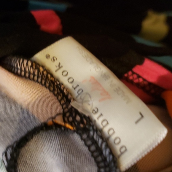 NWOT Beach Covered Up Hooded Lightweight Rainbow  Striped Summer Dress Pockets - Picture 3 of 16